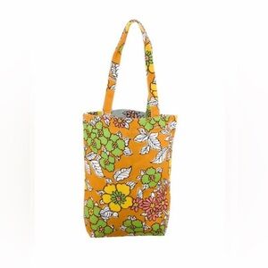 NWT TORY BURCH Wallpaper Floral Canvas Tote Bag